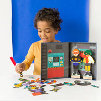 Superheroes Magnetic Costume Builder