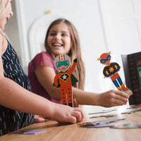 Superheroes Magnetic Costume Builder