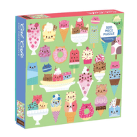 Cat Cafe 500 Piece Family Puzzle