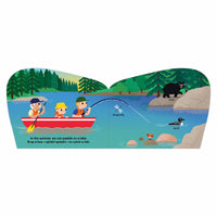 Happy Camper Shaped Board Book