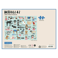 Hot Dogs A-Z 1000 Piece Family Puzzle