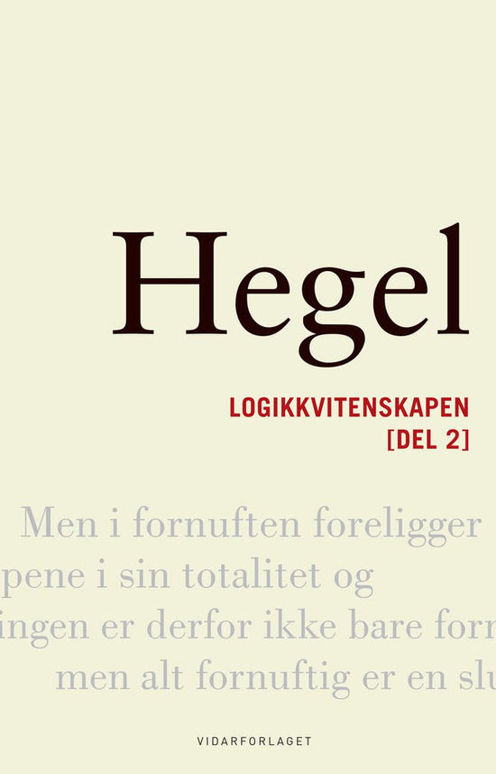 Logikkvitenskapen