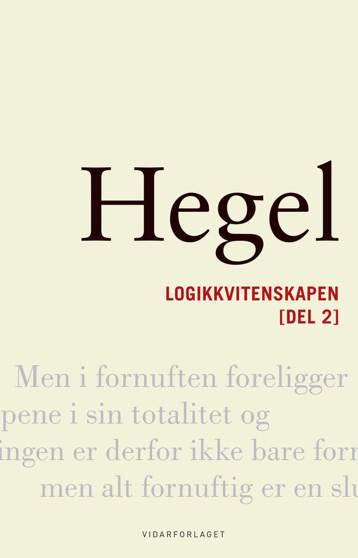 Logikkvitenskapen