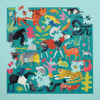 Rainforest Animals 500 Piece Family Puzzle