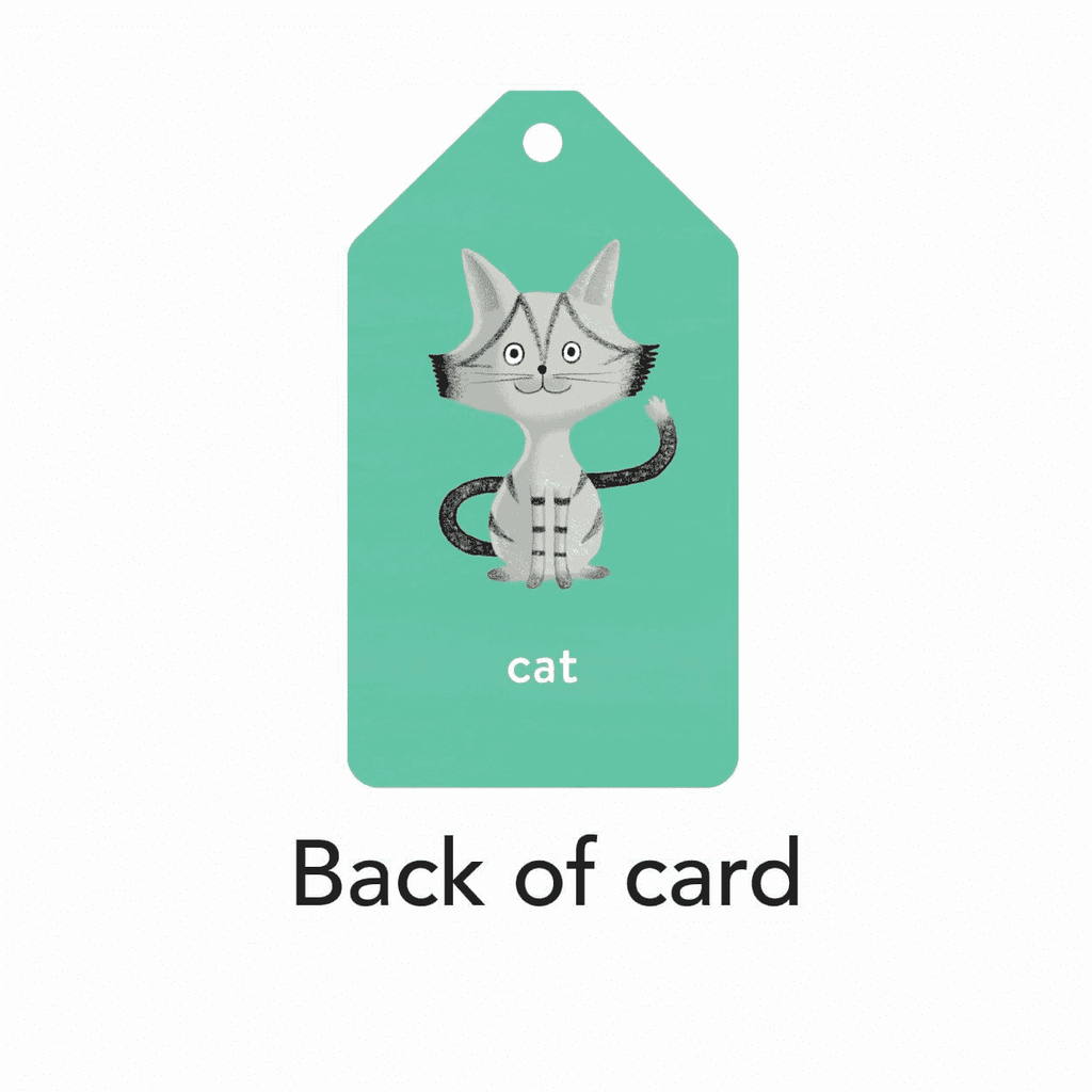 Spanish to English Ring Flash Cards