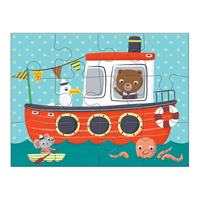 Transportation 4-In-a-Box Progressive Puzzle