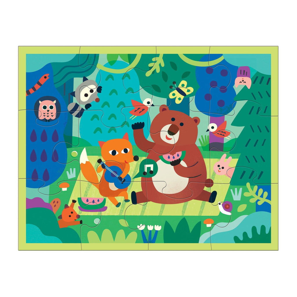 Woodland Picnic 12-Piece Pouch Puzzle